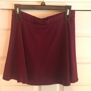 Burgandy Skirt